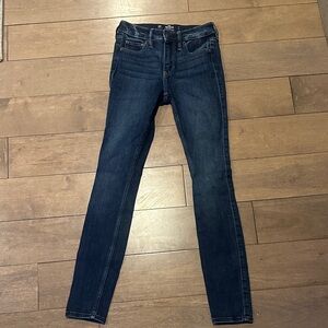 Hollister Women's Deep Indigo Skinny Jeans